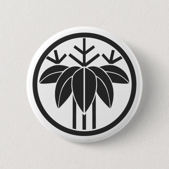 [Family Crests] Plants 2 Inch Round Button (Front)