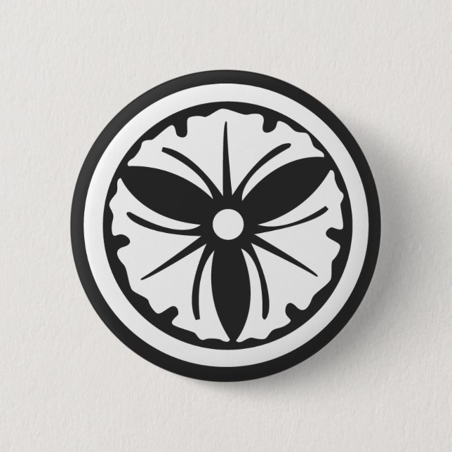 [Family Crests] Plants 2 Inch Round Button (Front)