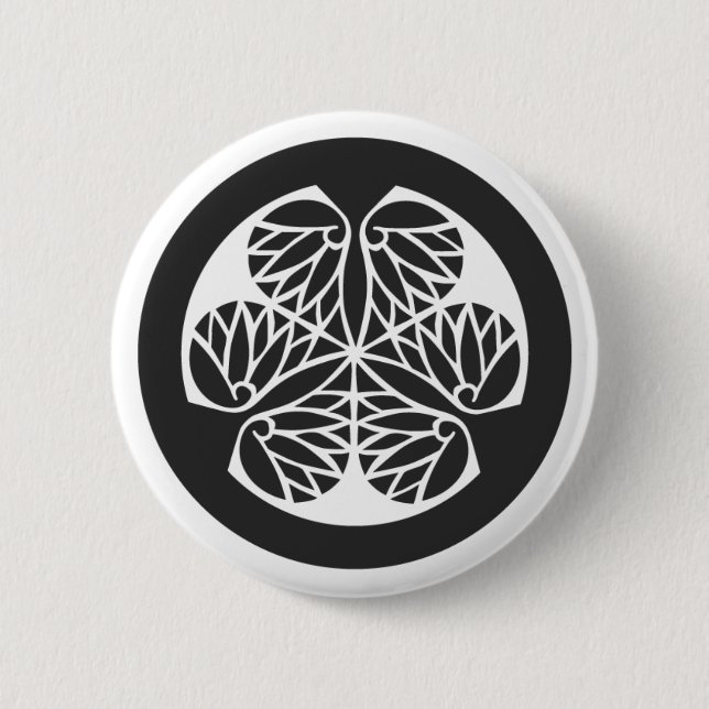 [Family Crests] Plants 2 Inch Round Button (Front)