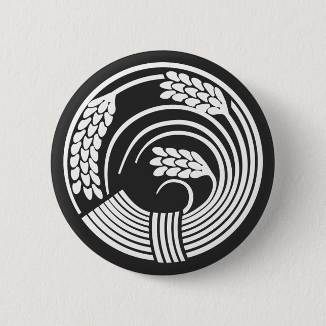 [Family Crests] Plants 2 Inch Round Button (Front)