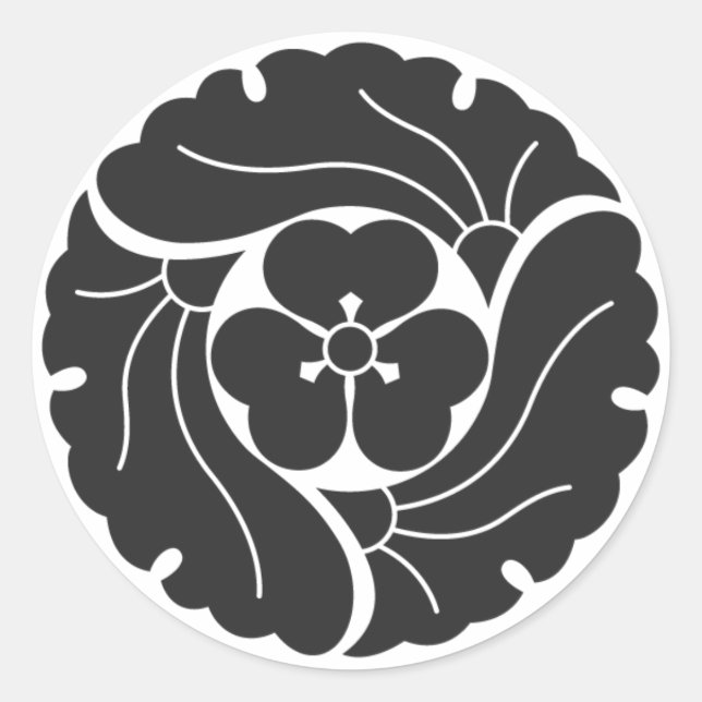 [Family Crests] Plants Classic Round Sticker (Front)