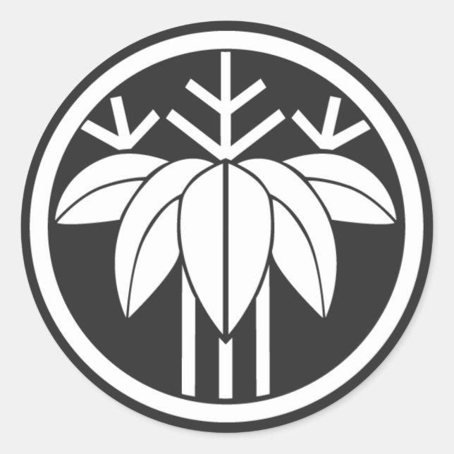 [Family Crests] Plants Classic Round Sticker (Front)