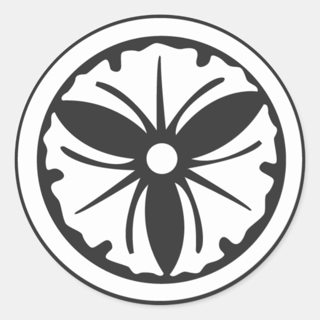 [Family Crests] Plants Classic Round Sticker (Front)
