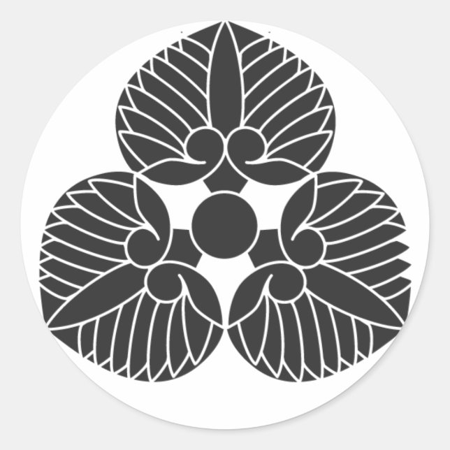 [Family Crests] Plants Classic Round Sticker (Front)