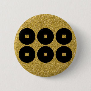 [Family Crests] Sanada 6monsen Button