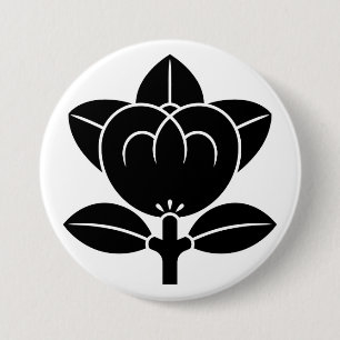 [Family Crests] Tachibana flower 3 Inch Round Button