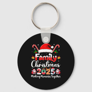 Family Crew Christmas Squad 2025 Funny Xmas Matchi Keychain