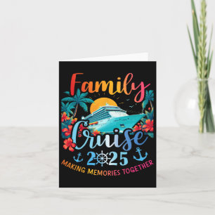 Family Cruise 2025 Making Memories Family Boat Vac Card