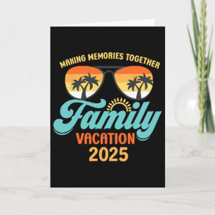 Family Cruise 2025 Matching Family Vacation  Card