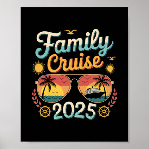 Family Cruise 2025 Matching Vacation 2025 Family C Poster