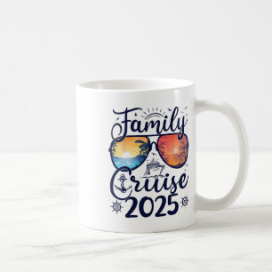 Family Cruise 2025 Summer Family Vacation Matching Coffee Mug