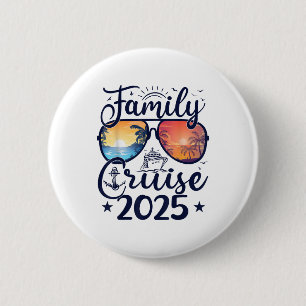 Family Cruise 2025 Summer Vacation Matching Family 2 Inch Round Button
