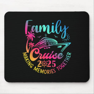 Family Cruise 2025 Summer Vacation Matching Family Mouse Pad