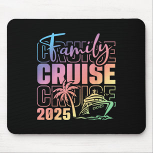 Family Cruise 2025 Summer Vacation Matching Family Mouse Pad