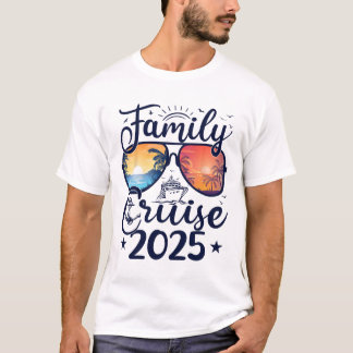 Family Cruise 2025 Summer Vacation Matching Family T-Shirt