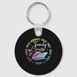 Family Cruise 2025 Vacation Trip Cruising Family M Keychain