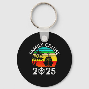Family Cruise 2025 Vacation Trip Cruising Family M Keychain