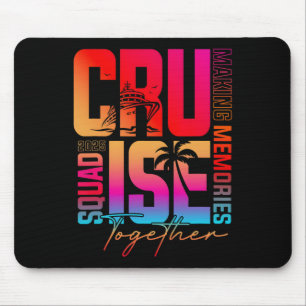 Family Cruise 2025 Vacation Trip Family Matching C Mouse Pad