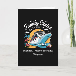 Family Cruise 2026 Albuquerque Spring Break  Card