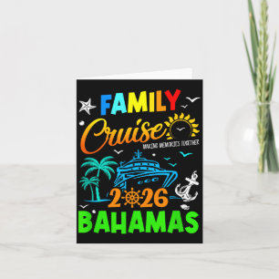 Family Cruise 2026 Bahamas Cruising Together Squad Card