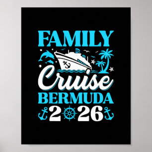 Family Cruise 2026 Bermuda Family Matching  Poster