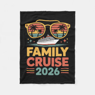 Family Cruise 2026 Cruising 2 Fleece Blanket