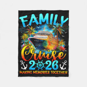 Family cruise 2026 cruising beach hawaii summer fleece blanket