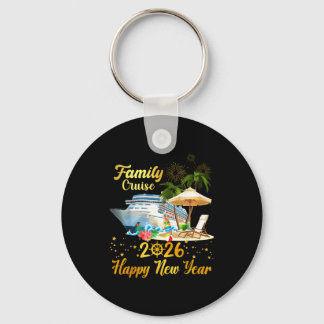 Family Cruise 2026 Happy New Year  Keychain