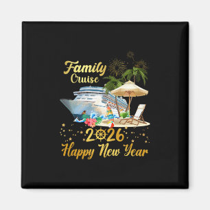 Family Cruise 2026 Happy New Year Magnet