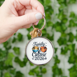 Family Cruise 2026 Summer Vacation Keychain
