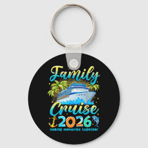 Family Cruise 2026 Summer Vacation Matching Family Keychain