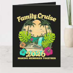 Family Cruise 2026 Vacation Thank You Card