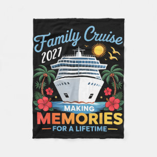 Family cruise 2027 family cruise vacation summer fleece blanket