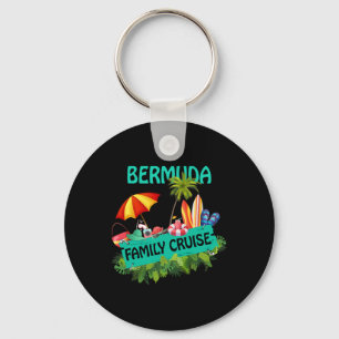 Family Cruise Bermuda Keychain