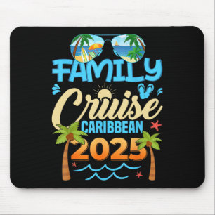 Family Cruise Caribbean 2025 Matching Vacation 202 Mouse Pad