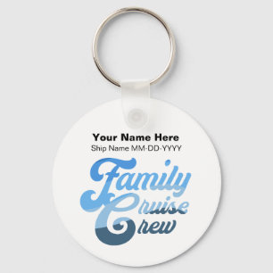 Family Cruise Crew Keychain