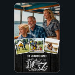 Family Cruise keepsake & Custom 4 Photo Frames Magnet<br><div class="desc">What a wonderful idea! A family camping trip is a great way to bond and create lifelong memories with your loved ones. To make it even more special, consider creating a custom 4-photo magnet that captures the highlights of your trip. You can choose four photos that showcase the best moments...</div>
