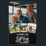 Family Cruise keepsake & Custom 4 Photo Frames Magnet<br><div class="desc">What a wonderful idea! A family camping trip is a great way to bond and create lifelong memories with your loved ones. To make it even more special, consider creating a custom 4-photo magnet that captures the highlights of your trip. You can choose four photos that showcase the best moments...</div>