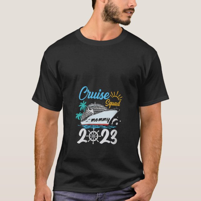 Family Cruise Squad 2023 Family Matching Group Squ T-Shirt (Front)