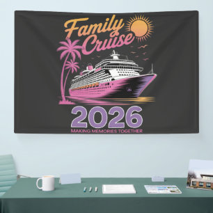 Family Cruise Squad 2026 Vacation Matching Trip Banner
