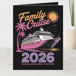 Family Cruise Squad 2026 Vacation Matching Trip Card