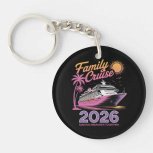 Family Cruise Squad 2026 Vacation Matching Trip Keychain