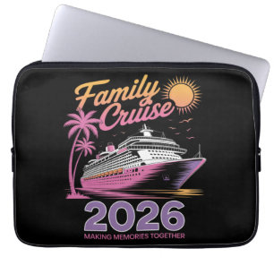 Family Cruise Squad 2026 Vacation Matching Trip Laptop Sleeve