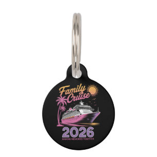 Family Cruise Squad 2026 Vacation Matching Trip Pet Tag