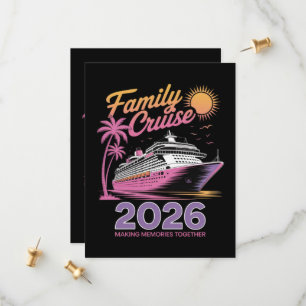 Family Cruise Squad 2026 Vacation Matching Trip Save The Date