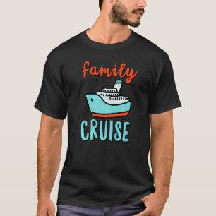 Family Cruise Squad Matching Family Group Cute Cru T-Shirt