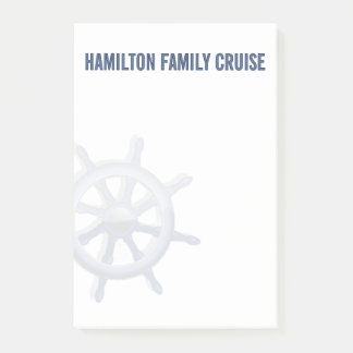 Family Cruise Stateroom Door Communication Board Post-it Notes