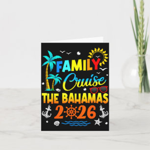 Family Cruise The Bahamas 2026 Summer Matching Vac Card