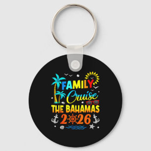 Family Cruise The Bahamas 2026 Summer Matching Vac Keychain