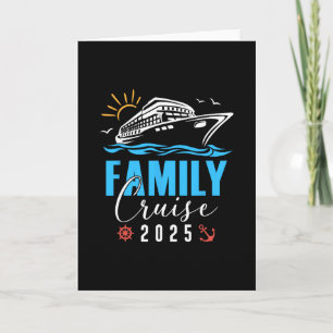 Family Cruise Trip 2025 Making Memories Cruise Squ Card